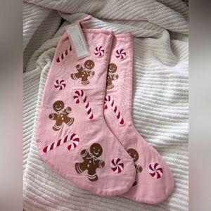 NWT Cupcakes & Cashmere Christmas Gingerbread Stockings